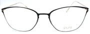 2-Airlock 5002 001 Women's Eyeglasses Frames Titanium 52-17-140 Black-886895451246-IKSpecs