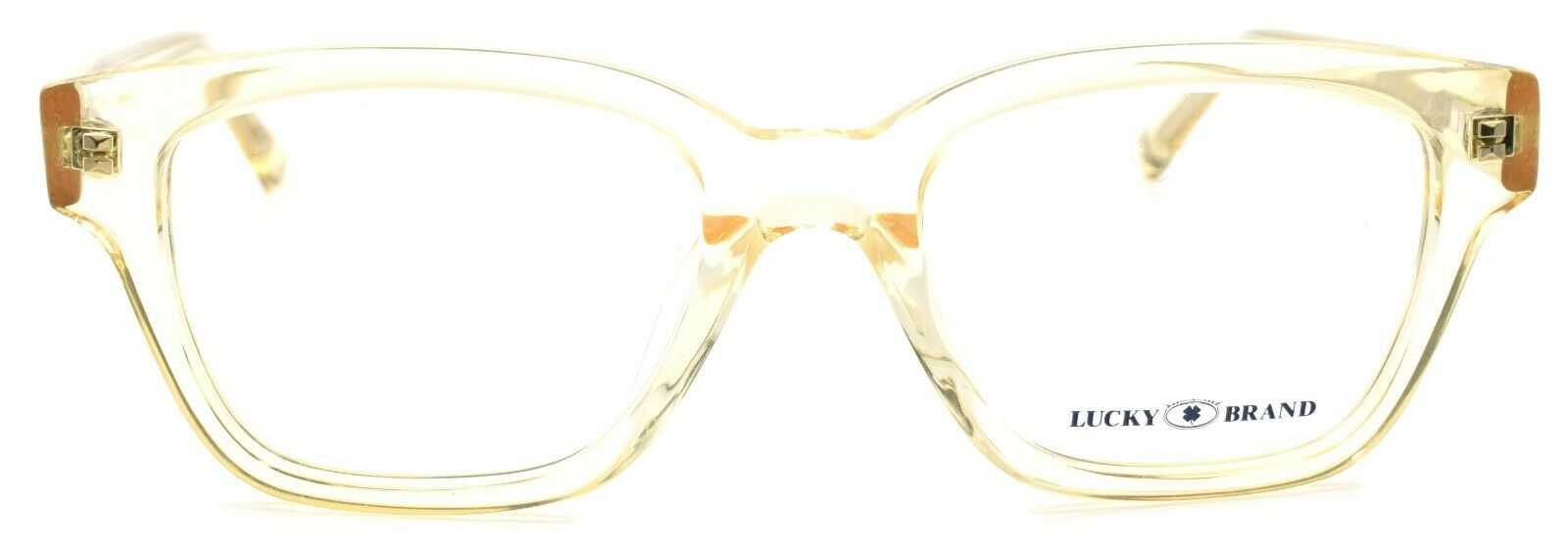 2-LUCKY BRAND Venturer UF Men's Eyeglasses Frames 50-19-145 Yellow Crystal + CASE-751286249316-IKSpecs