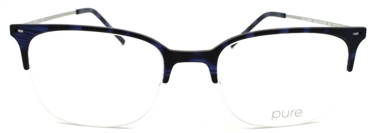 2-Marchon Airlock 2005 412 Men's Eyeglasses Frames Half-rim 52-19-150 Navy-886895463973-IKSpecs