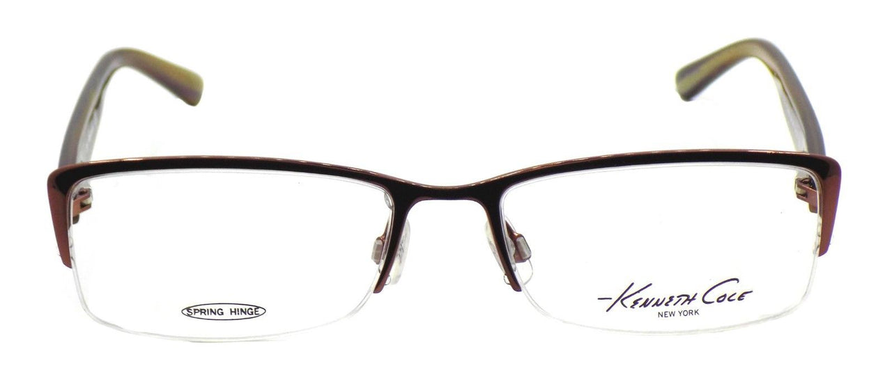 2-Kenneth Cole NY KC190 045 Women's Eyeglasses Frames 54-17-135 Shiny Light Brown-726773217451-IKSpecs