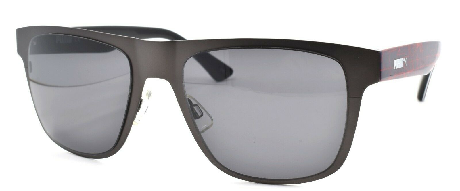 1-PUMA PU0069S 004 Wynwood Men's Sunglasses Ruthenium / Smoke 53-19-140-889652027562-IKSpecs