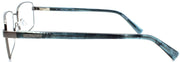 3-Nautica N7300 030 Men's Eyeglasses Frames 55-18-140 Satin Gunmetal-688940462982-IKSpecs