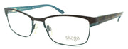 1-Skaga 3864 Filippa 5201 Women's Eyeglasses Frames 53-17-135 Brown-IKSpecs