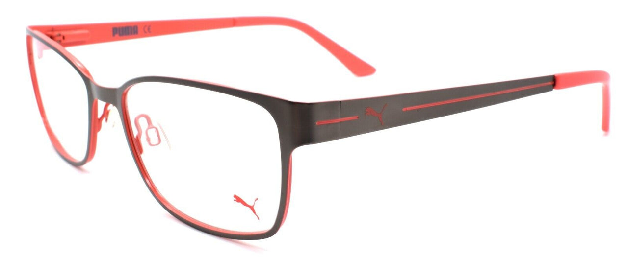 1-PUMA PE0015O 004 Eyeglasses Frames 53-17-140 Ruthenium / Salmon-889652034089-IKSpecs