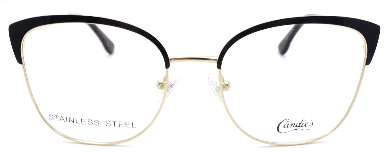 2-Candies CA0171 001 Women's Eyeglasses Frames 49-17-140 Black / Silver-889214071446-IKSpecs
