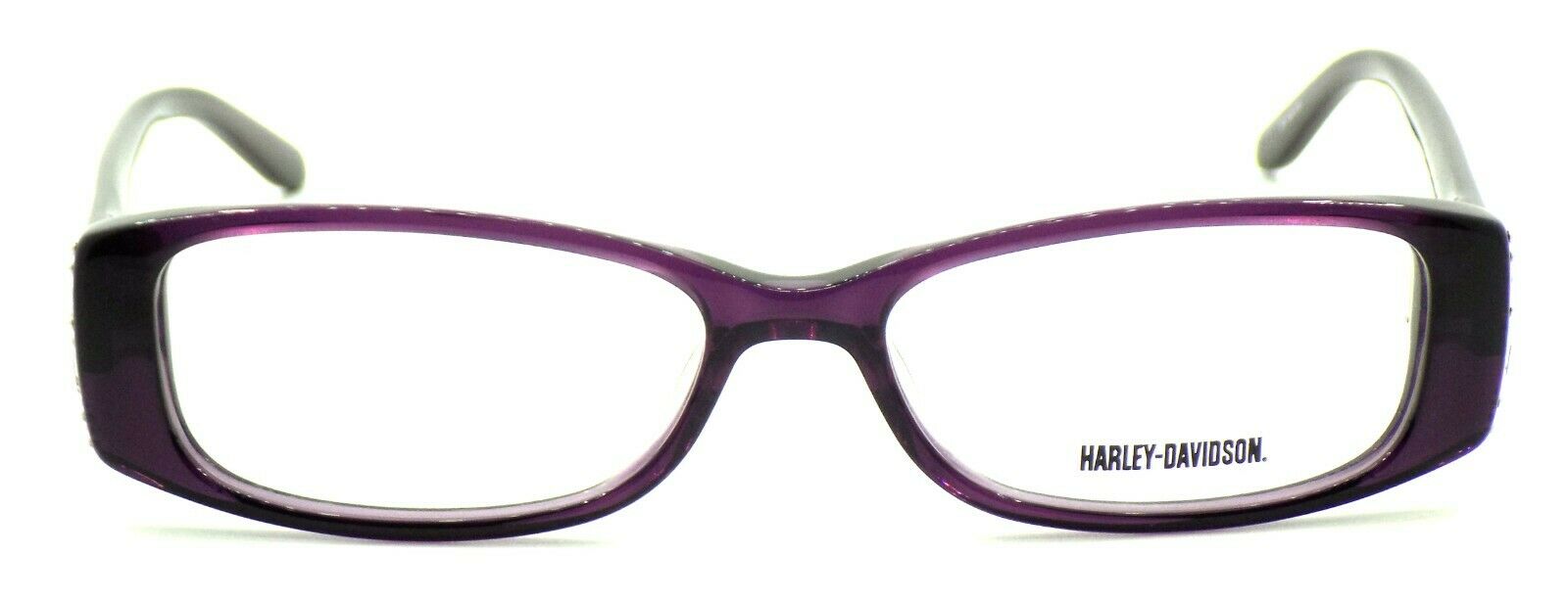 2-Harley Davidson HD515 PUR Women's Eyeglasses Frames 52-15-135 Purple w/ Crystals-715583766600-IKSpecs