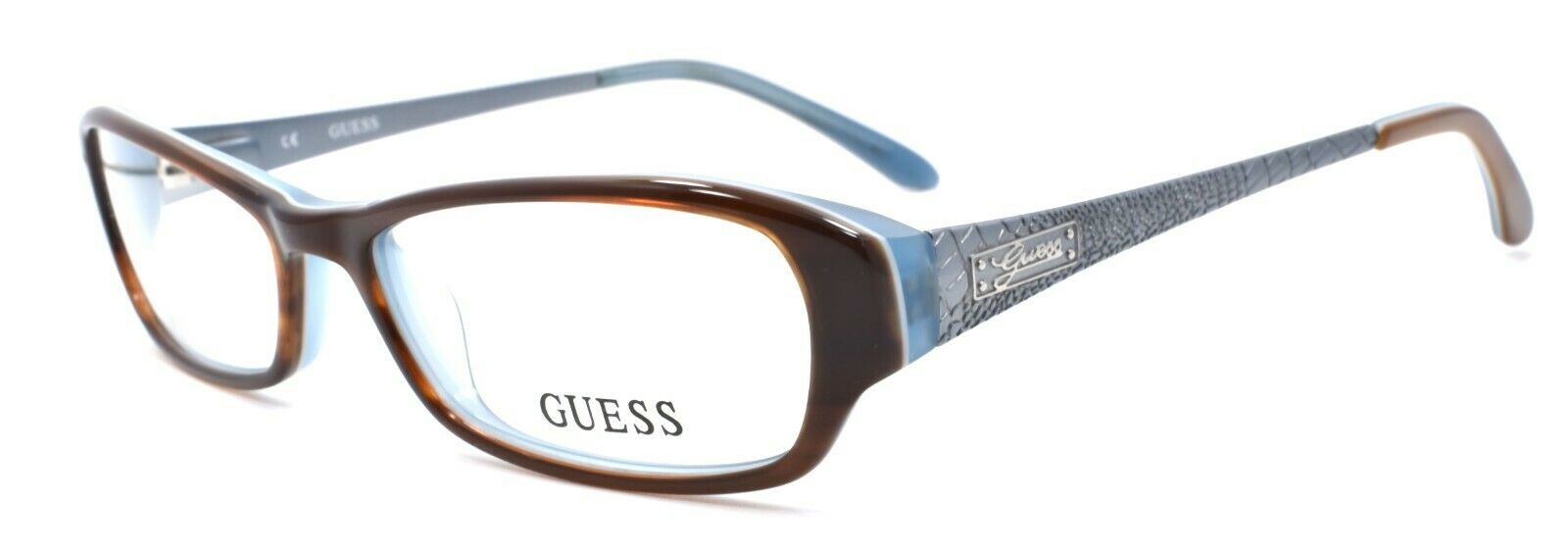 1-GUESS GU2203 BRNBL Women's Eyeglasses Frames 51-15-135 Brown / Blue + Case-715583307254-IKSpecs