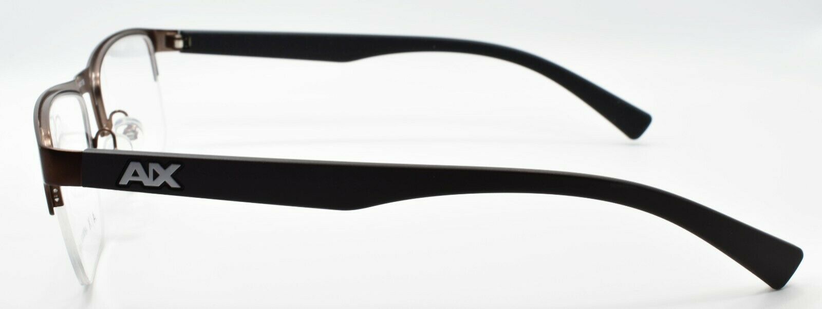 3-Armani Exchange AX1031 6106 Men's Glasses Frames Half-rim 54-19-145 Brown-8053672885088-IKSpecs