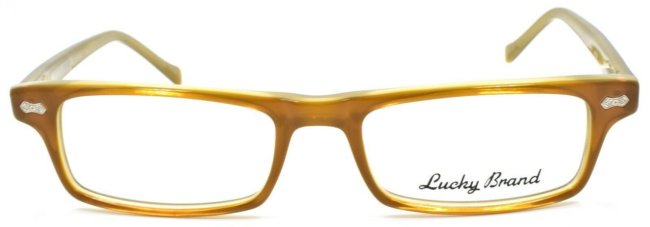 2-LUCKY BRAND Jacob Kids Boys Eyeglasses Frames 45-15-125 Caramel-751286140026-IKSpecs
