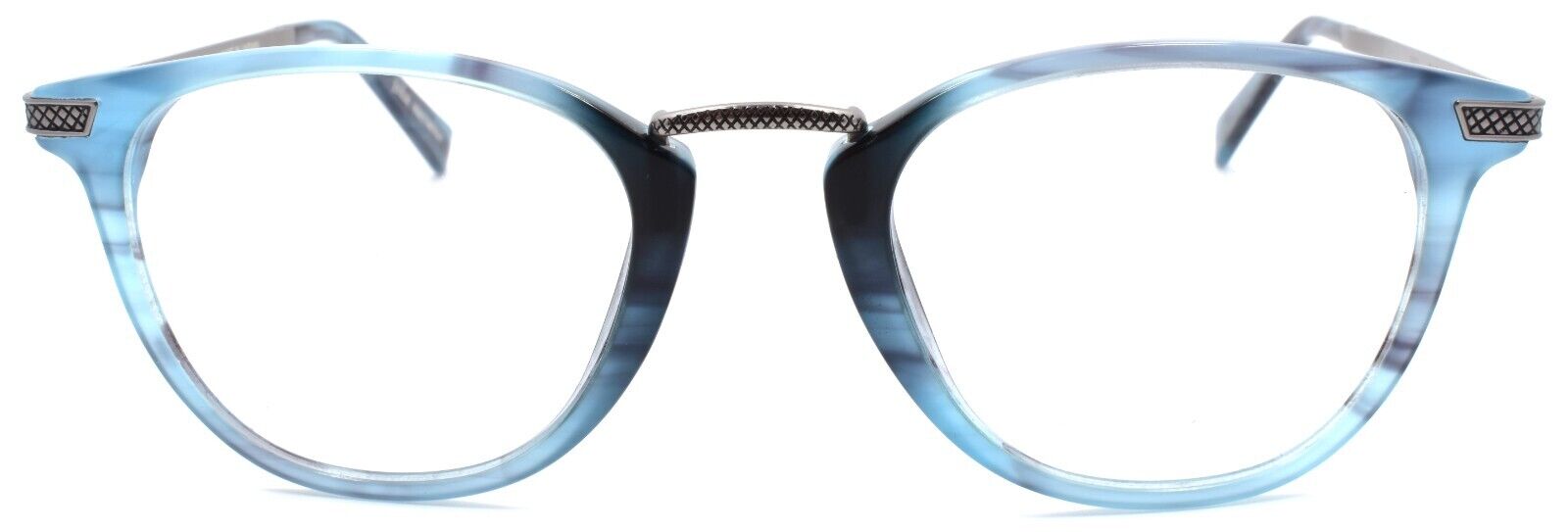 2-John Varvatos V372 Men's Eyeglasses Frames 48-21-145 Blue Horn Japan-751286306057-IKSpecs
