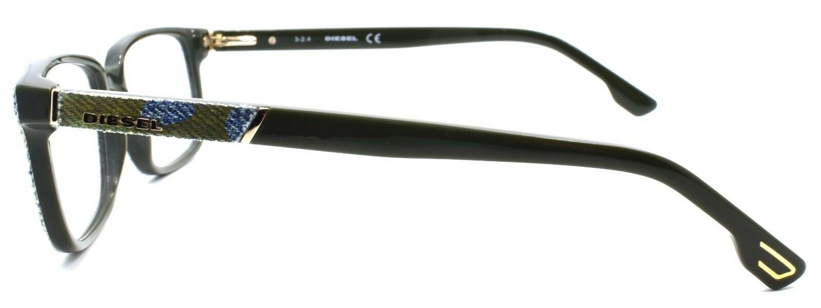3-Diesel DL5173 098 Men's Eyeglasses Frames 55-16-145 Camo Denim / Green-664689709656-IKSpecs