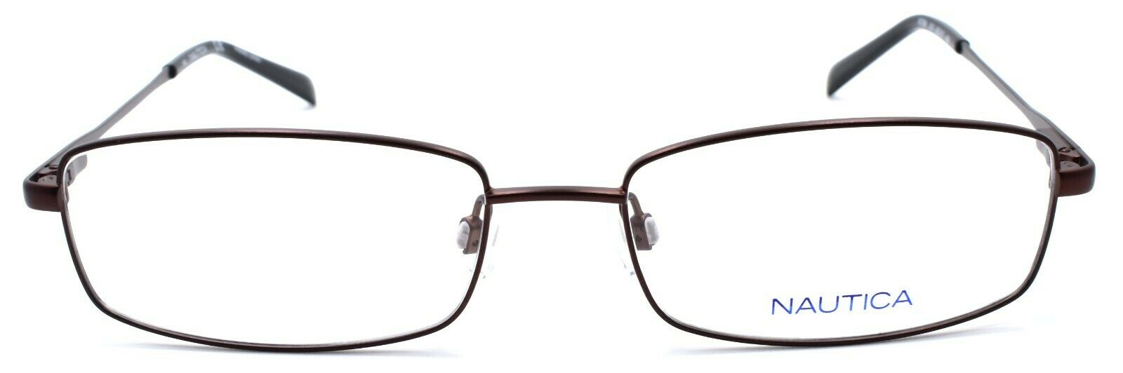 2-Nautica N7298 210 Men's Eyeglasses Frames 55-17-140 Satin Brown-688940462142-IKSpecs