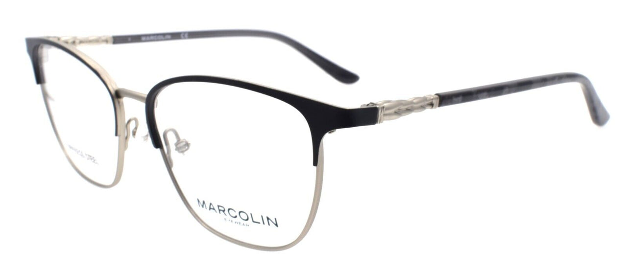 Marcolin MA5023 002 Women's Eyeglasses Frames 53-16-140 Matte Black