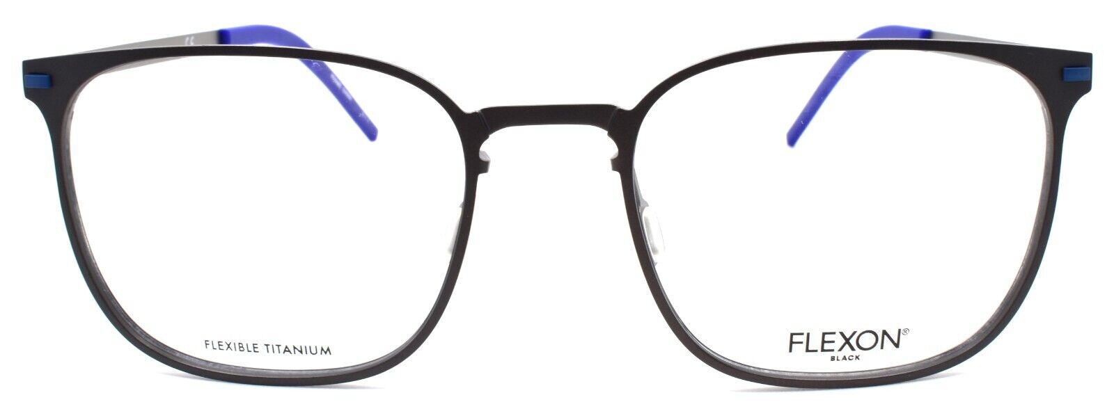2-Flexon B2029 034 Men's Eyeglasses Dark Gunmetal 53-20-145 Flexible Titanium-883900204637-IKSpecs