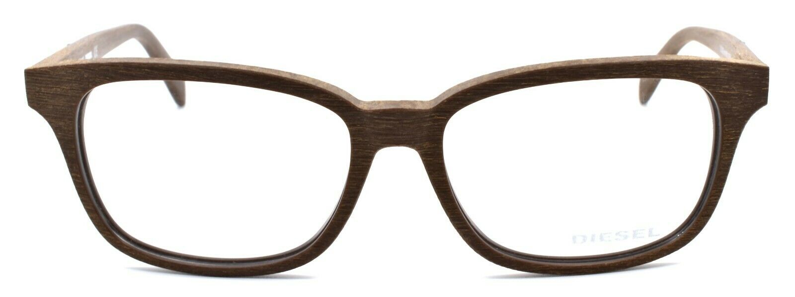 2-Diesel DL5129 050 Unisex Eyeglasses Frames 52-15-145 Brown Wood Grain Texture-664689669332-IKSpecs