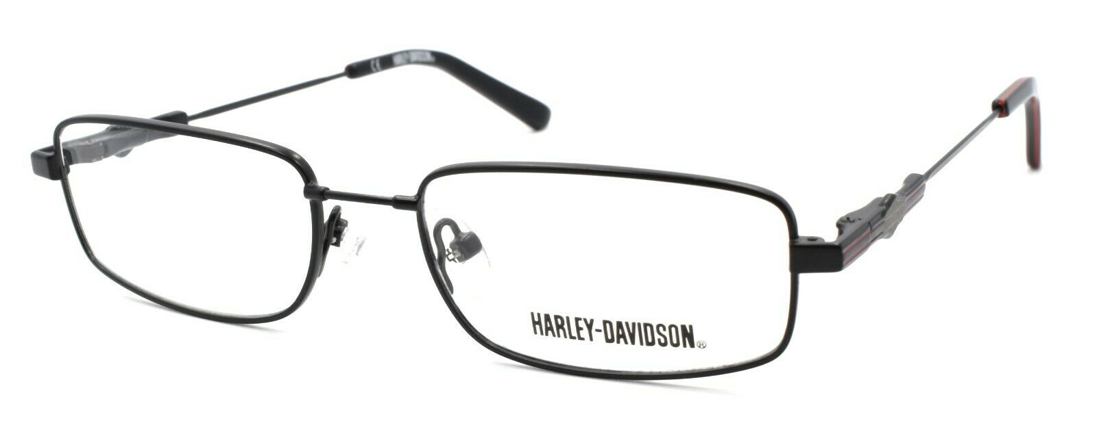 1-Harley Davidson HDT109 BLK Eyeglasses Frames SMALL 49-16-130 Black + CASE-715583267039-IKSpecs