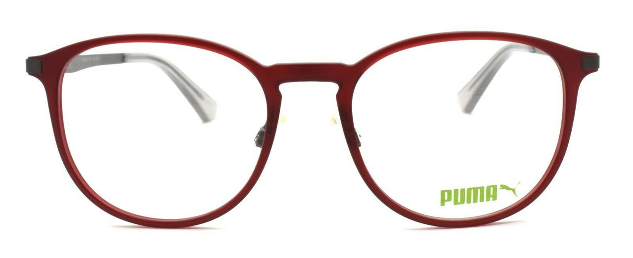 2-PUMA PU0078OA 003 Unisex Eyeglasses Frames 52-19-145 Red / Ruthenium + CASE-889652029757-IKSpecs