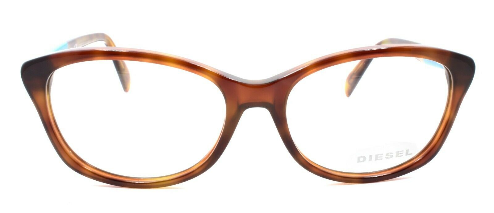 2-Diesel DL5088 052 Women's Eyeglasses Frames 53-16-140 Dark Havana / Teal-664689626014-IKSpecs