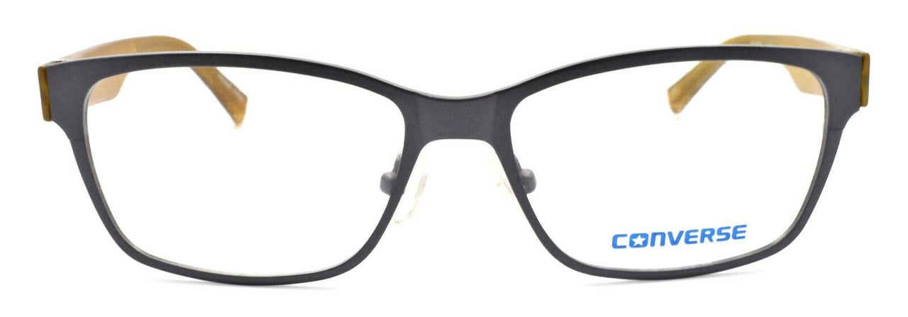 2-CONVERSE Shutter Women's Eyeglasses Frames 49-14-135 Slate / Honey + CASE-751286238495-IKSpecs