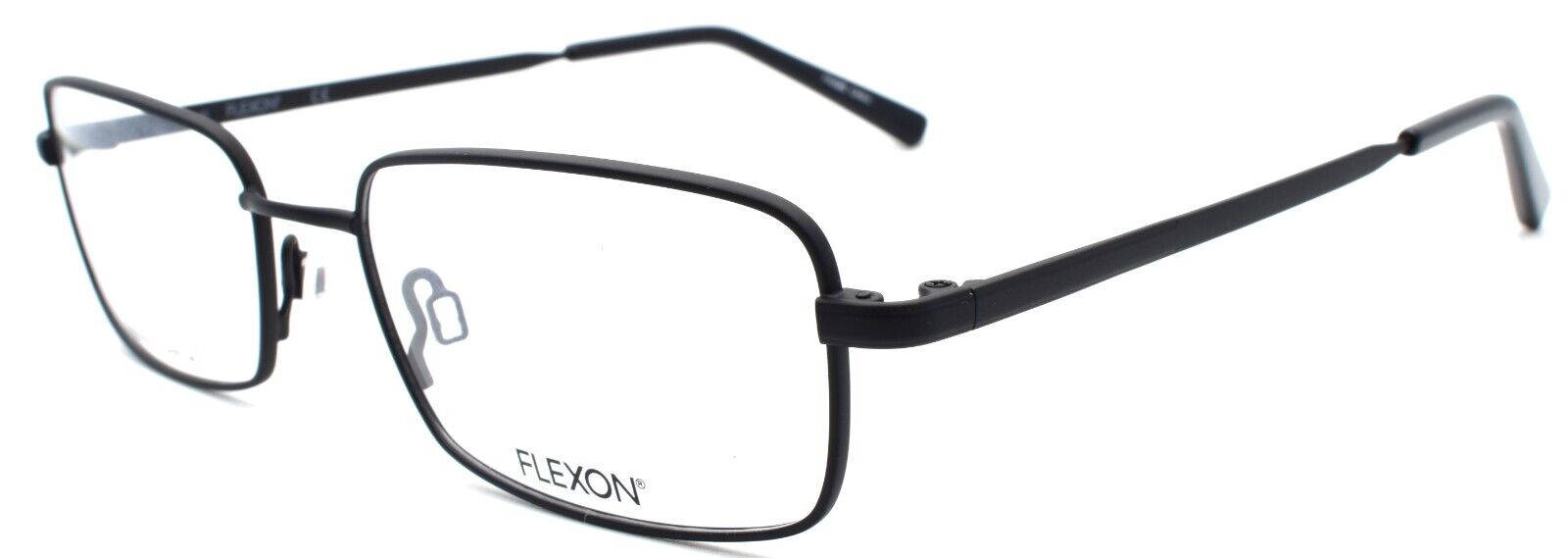 1-Flexon H6051 001 Men's Eyeglasses Frames 53-18-145 Black Flexible Titanium-886895485548-IKSpecs