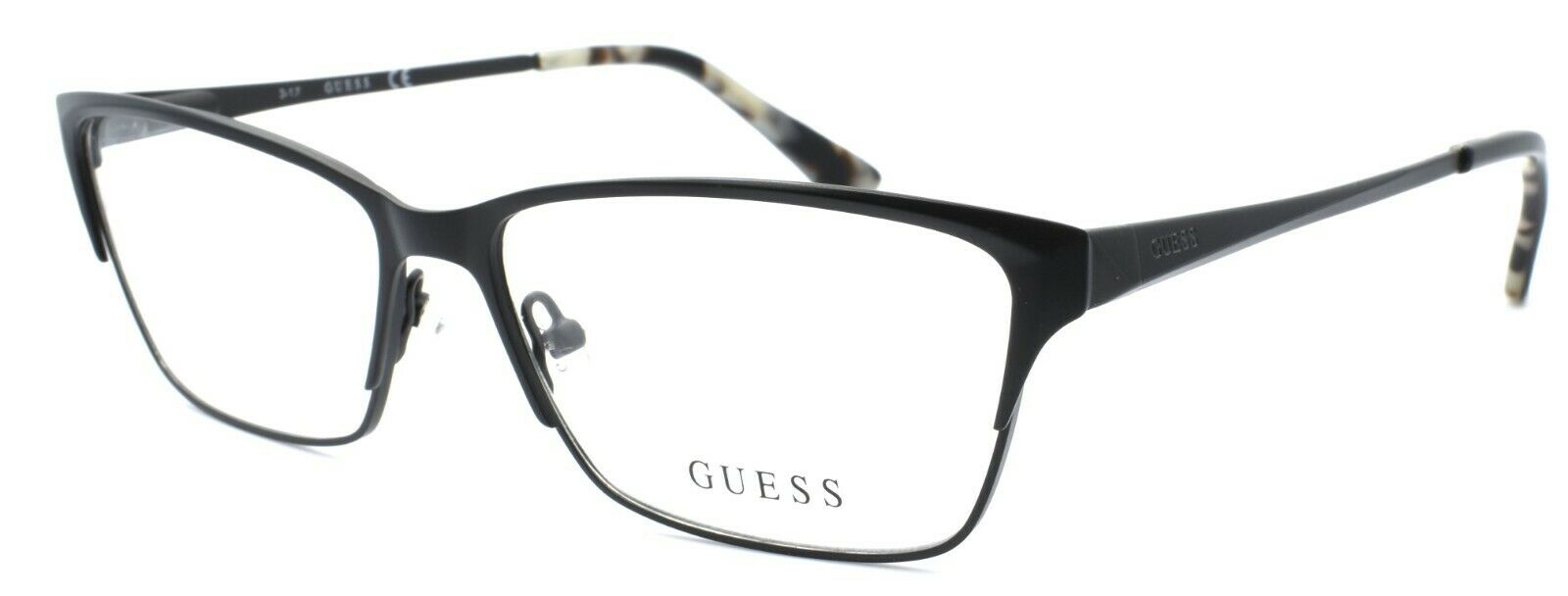 1-GUESS GU2605 002 Women's Eyeglasses Frames 55-14-140 Matte Black + Case-664689884254-IKSpecs