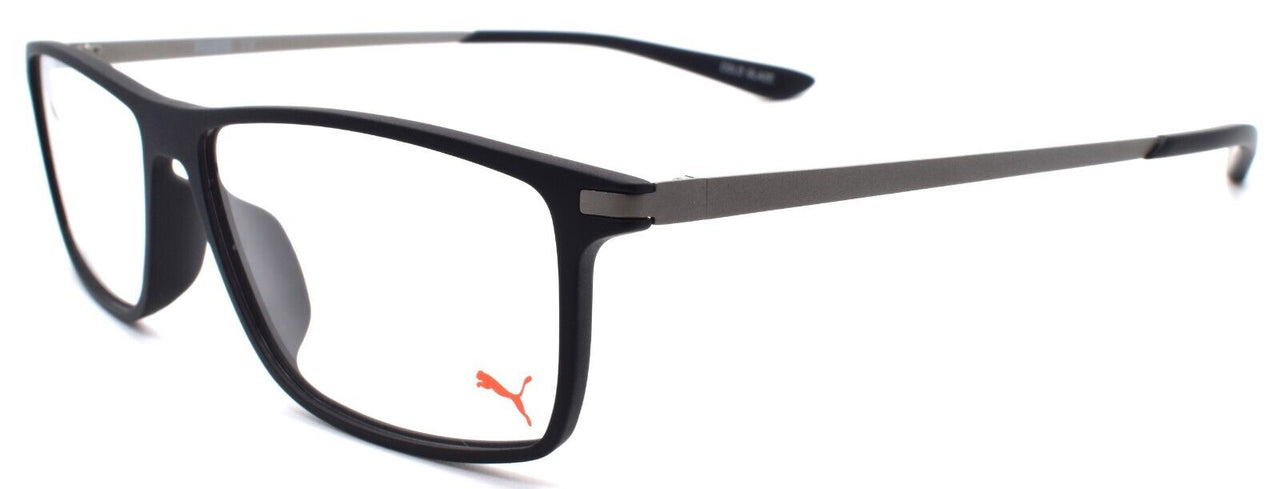 1-PUMA PU0115O 005 Men's Eyeglasses Frames 56-14-145 Matte Black / Silver-889652063720-IKSpecs
