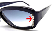 4-La Perla Sunglasses SPE 077S 55 V21 Blue Frame 55x16x135 Blue Gradient ITALY-IKSpecs