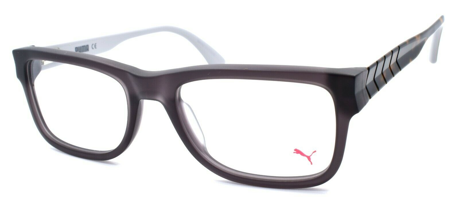 1-PUMA PU0047O 004 Men's Eyeglasses Frames 53-19-145 Matte Gray / Havana-889652015484-IKSpecs