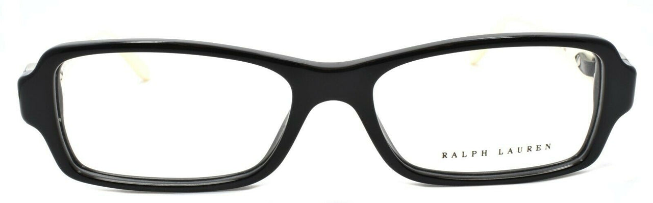 2-Ralph Lauren RL6107Q 5001 Women's Eyeglasses Frames 53-16-140 Black / Cream-8053672068955-IKSpecs