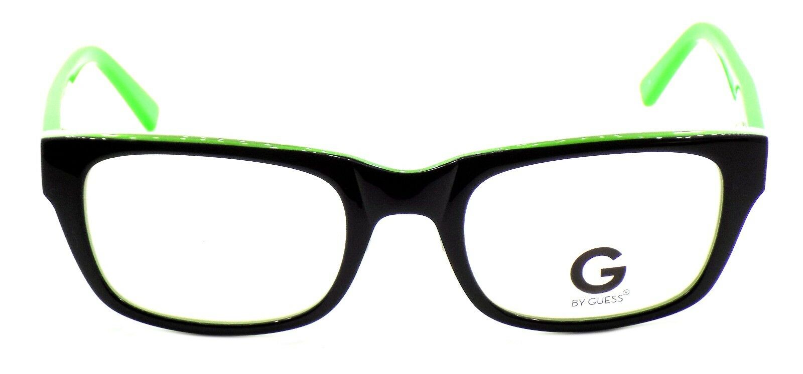 2-G by Guess GGA203 BLKGRN Men's ASIAN FIT Eyeglasses Frames 54-22-140 Black +CASE-715583639386-IKSpecs