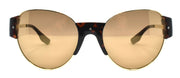 2-McQ Alexander McQueen MQ0001S 003 Women's Sunglasses Gold & Havana / Mirrored-889652001074-IKSpecs