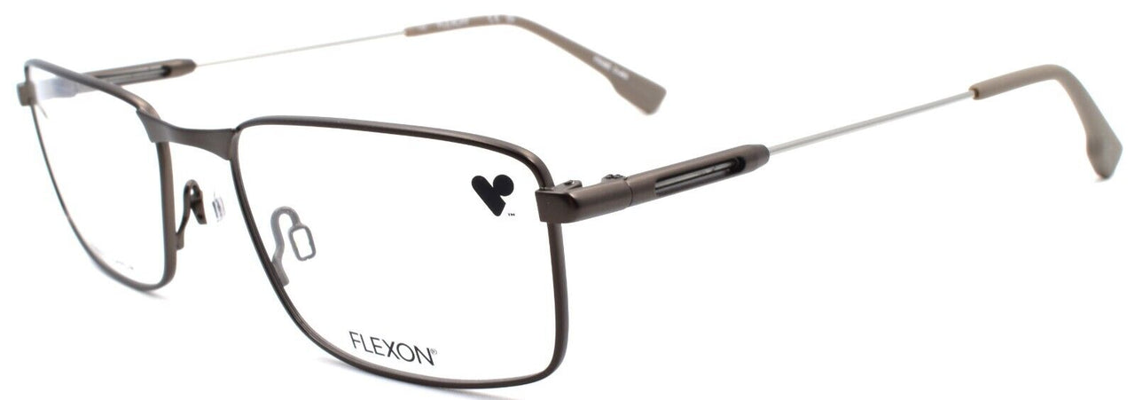 1-Flexon E1123 033 Men's Eyeglasses Frames Gunmetal 53-19-145 Flexible Titanium-883900206563-IKSpecs