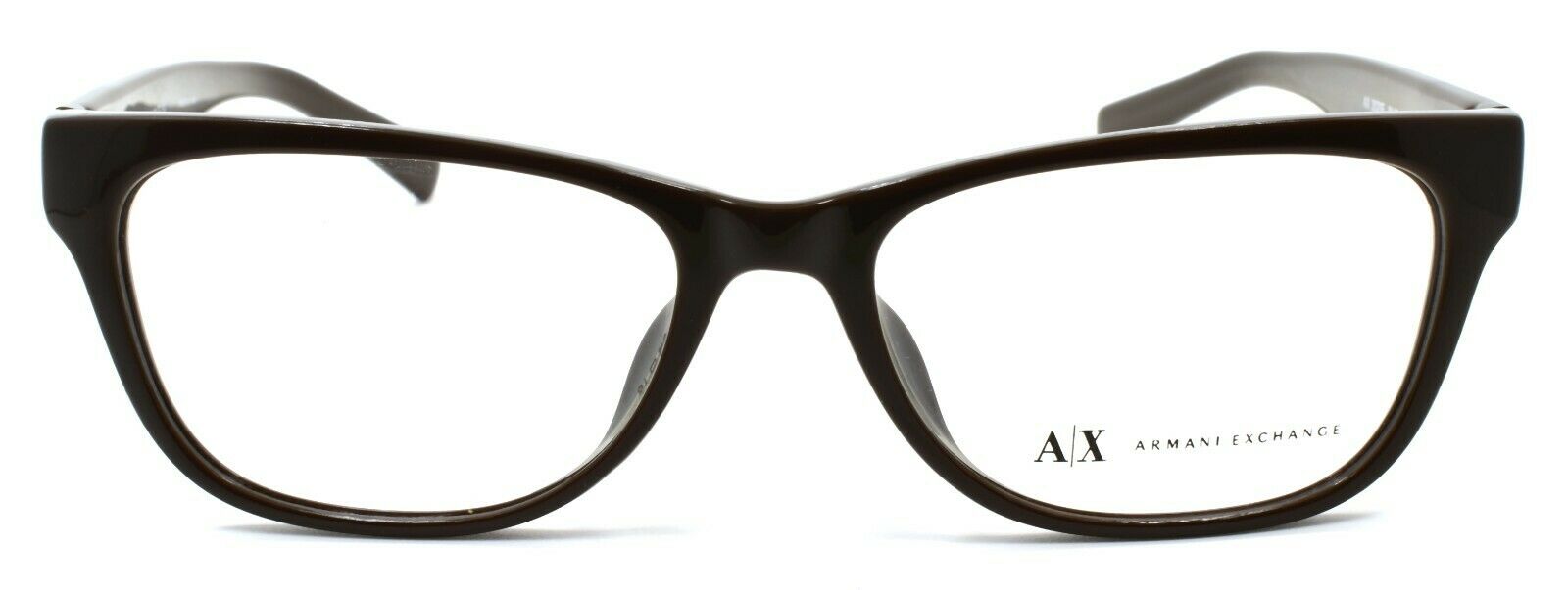 2-Armani Exchange AX3020F 8149 Women's Eyeglasses Frames 54-16-135 Brown / Cream-8053672487213-IKSpecs