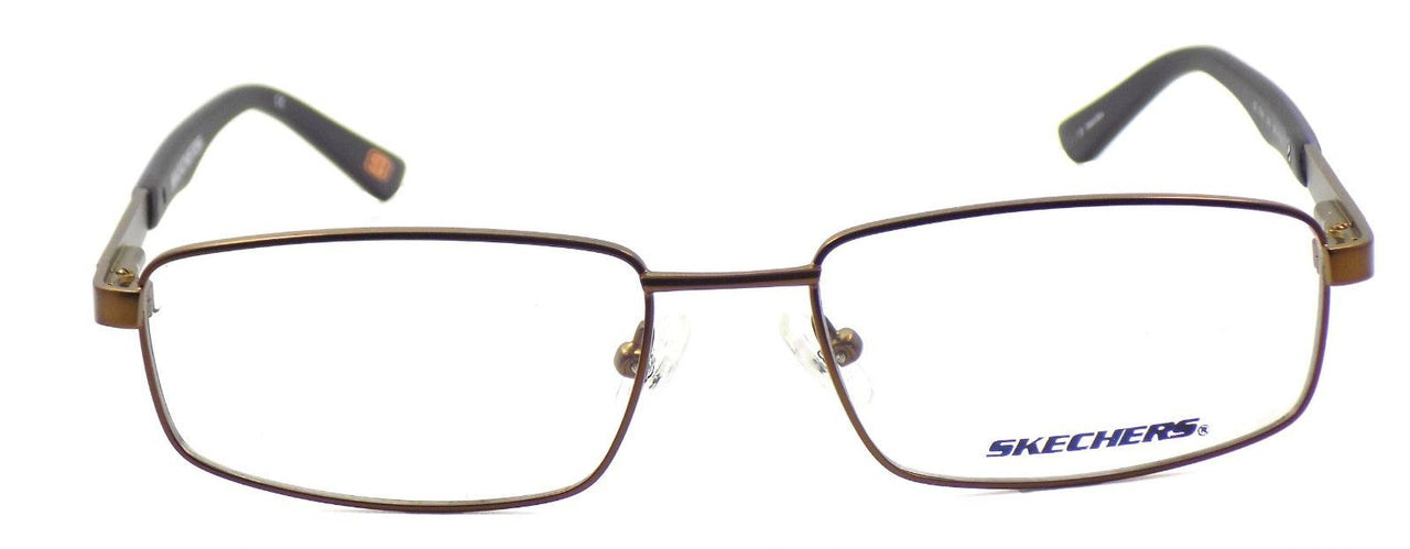 SKECHERS SE 3164 049 Men's Eyeglasses Frames 54-17-135 Matte Dark Brown + CASE