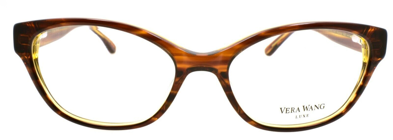 Vera Wang Raina TA Women's Eyeglasses Frames 51-16-132 Brown w/ Crystals