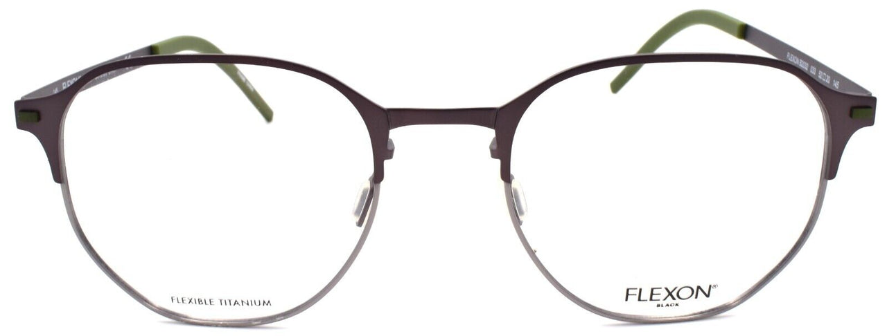 2-Flexon B2032 033 Men's Eyeglasses Gunmetal 52-20-145 Flexible Titanium-883900205221-IKSpecs