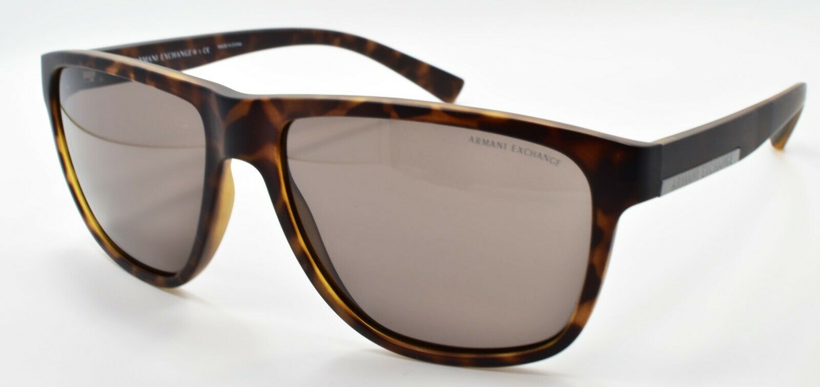 1-Armani Exchange AX4052S 802973 Men's Sunglasses 58-16-140 Tortoise / Brown-8053672540406-IKSpecs