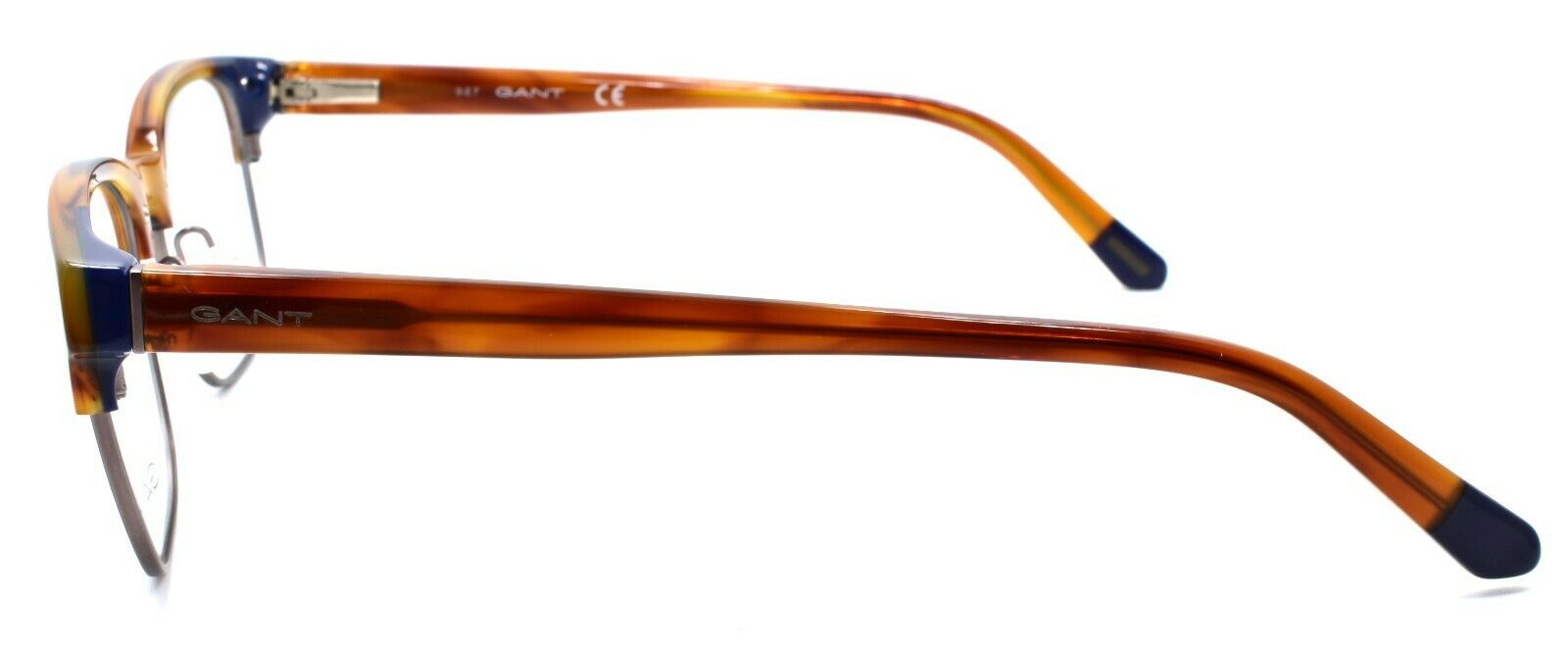 3-GANT GA3176 062 Men's Eyeglasses Frames 51-20-145 Brown Horn-664689951444-IKSpecs