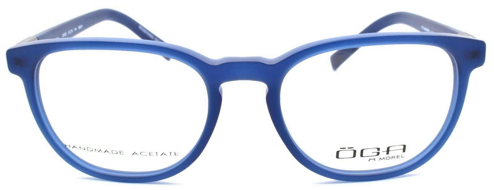 2-OGA by Morel 8312O BB010 Men's Eyeglasses Frames 51-18-140 Blue-3604770905649-IKSpecs