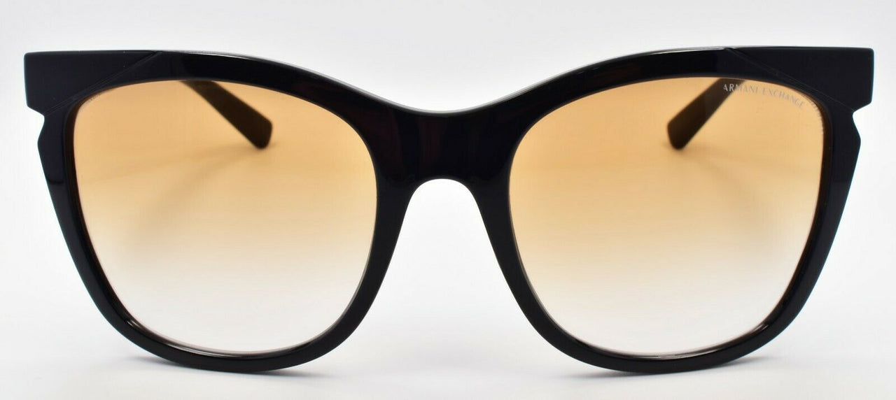 Armani Exchange AX4109S 815813 Women's Sunglasses Black / Clear Gradient Ochre