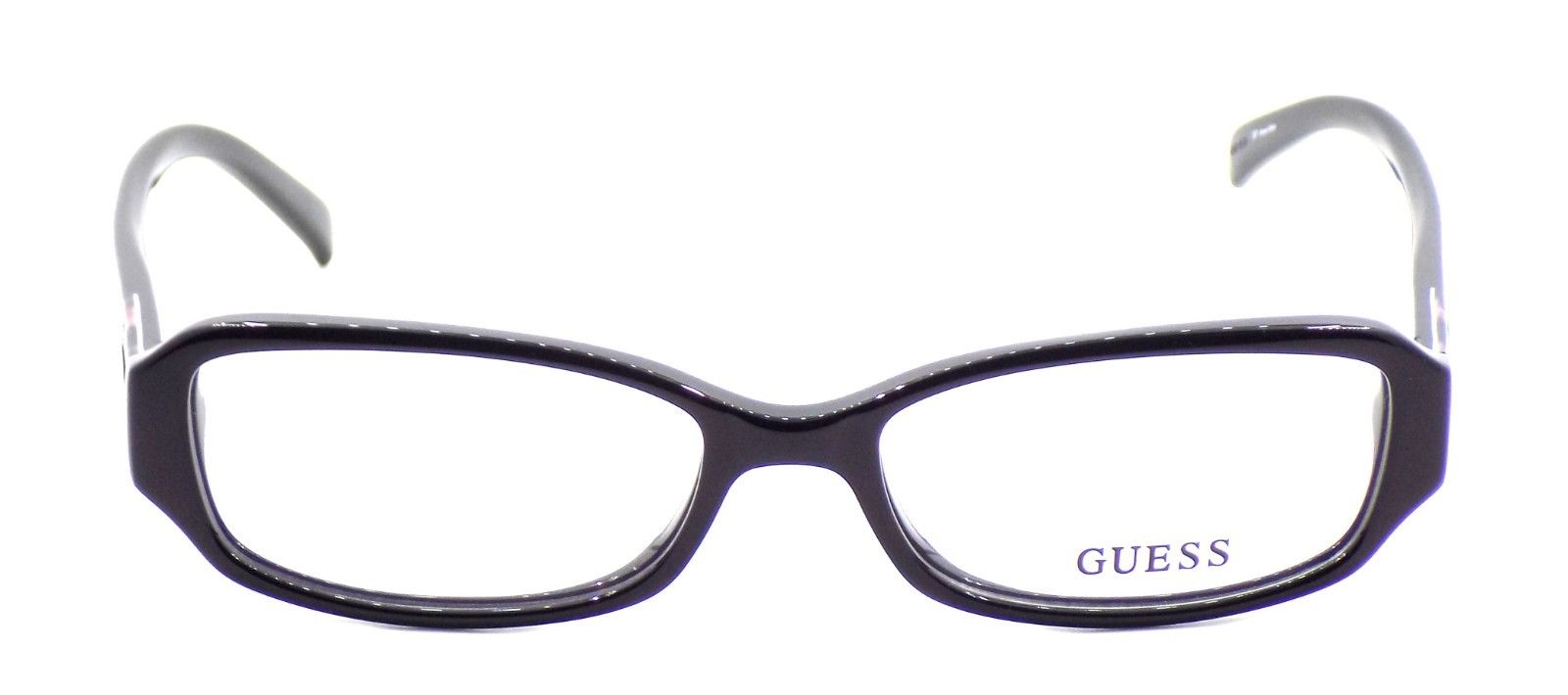 2-GUESS GU2366 BLK Women's Eyeglasses Frames 53-16-135 Black & Crystals + CASE-715583700420-IKSpecs