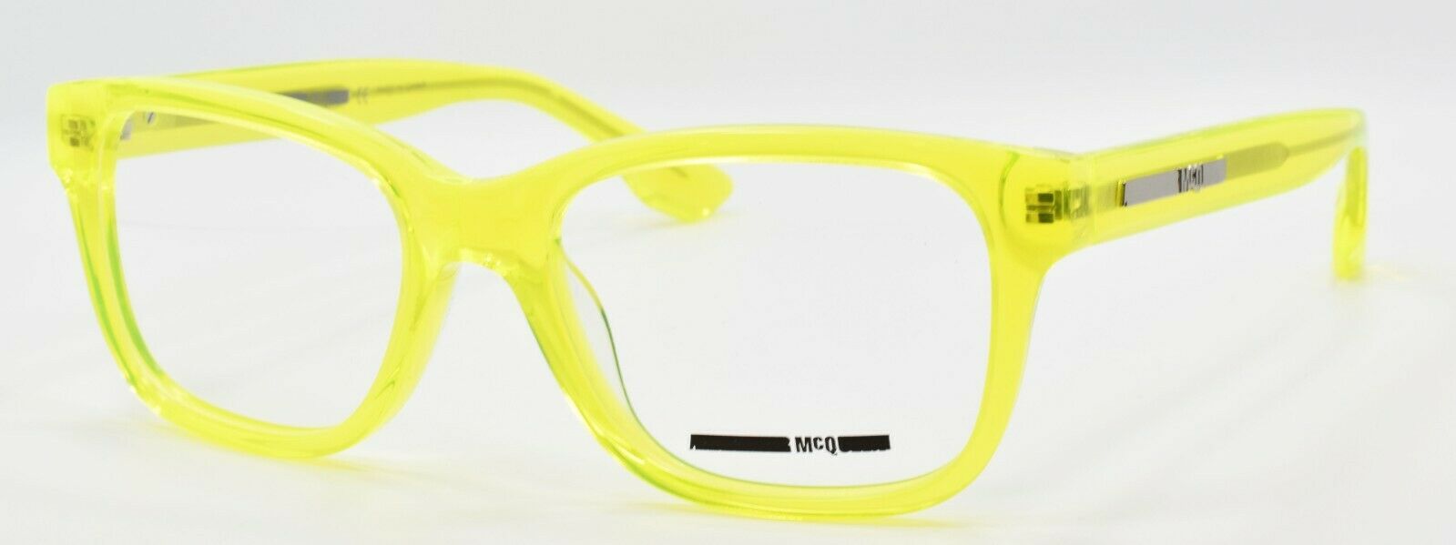1-McQ Alexander McQueen MQ0032O 005 Women's Glasses 51-18-145 Fluorescent Yellow-889652011486-IKSpecs