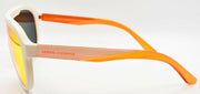 3-Armani Exchange AX4099S 83156Q Shield Sunglasses Matte White / Orange Mirror-7895653196711-IKSpecs