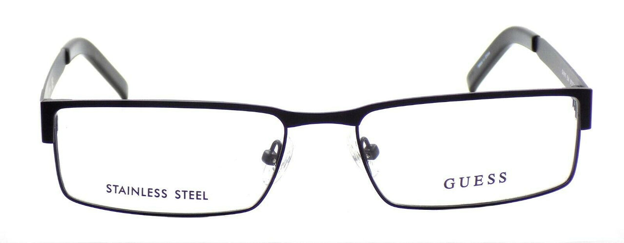 2-GUESS GU1615 BLK Men's Eyeglasses Frames Metal 57-17-145 Matte Black-715583208629-IKSpecs