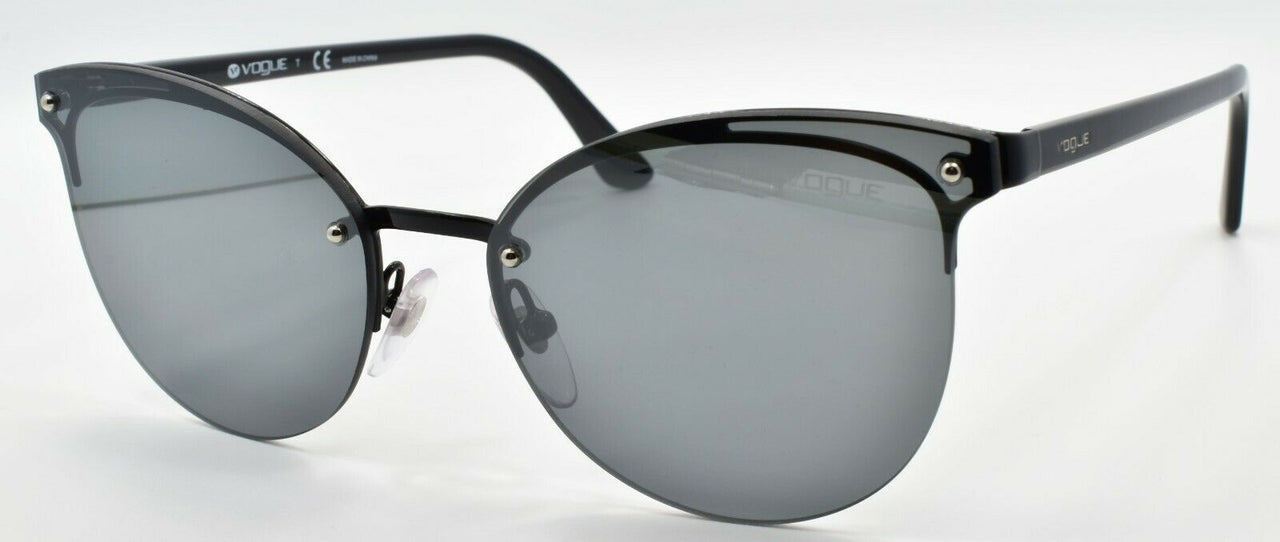 1-Vogue VO4089S 352/6G Women's Sunglasses Cat Eye Black / Grey Mirror Silver-8053672862362-IKSpecs