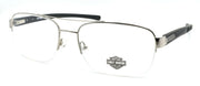 1-Harley Davidson HD0791 006 Men's Half-rim Eyeglasses LARGE 60-18-150 Nickeltin-889214047663-IKSpecs