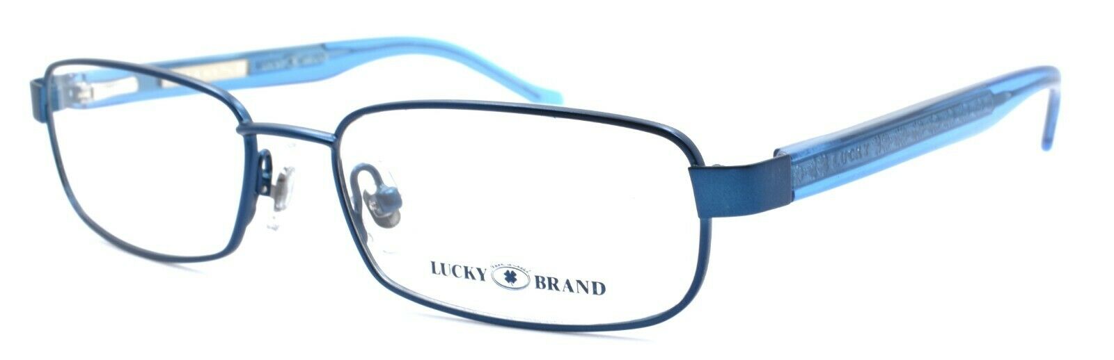 1-LUCKY BRAND Zipper Kids Eyeglasses Frames SMALL 50-15-130 Blue-751286226942-IKSpecs