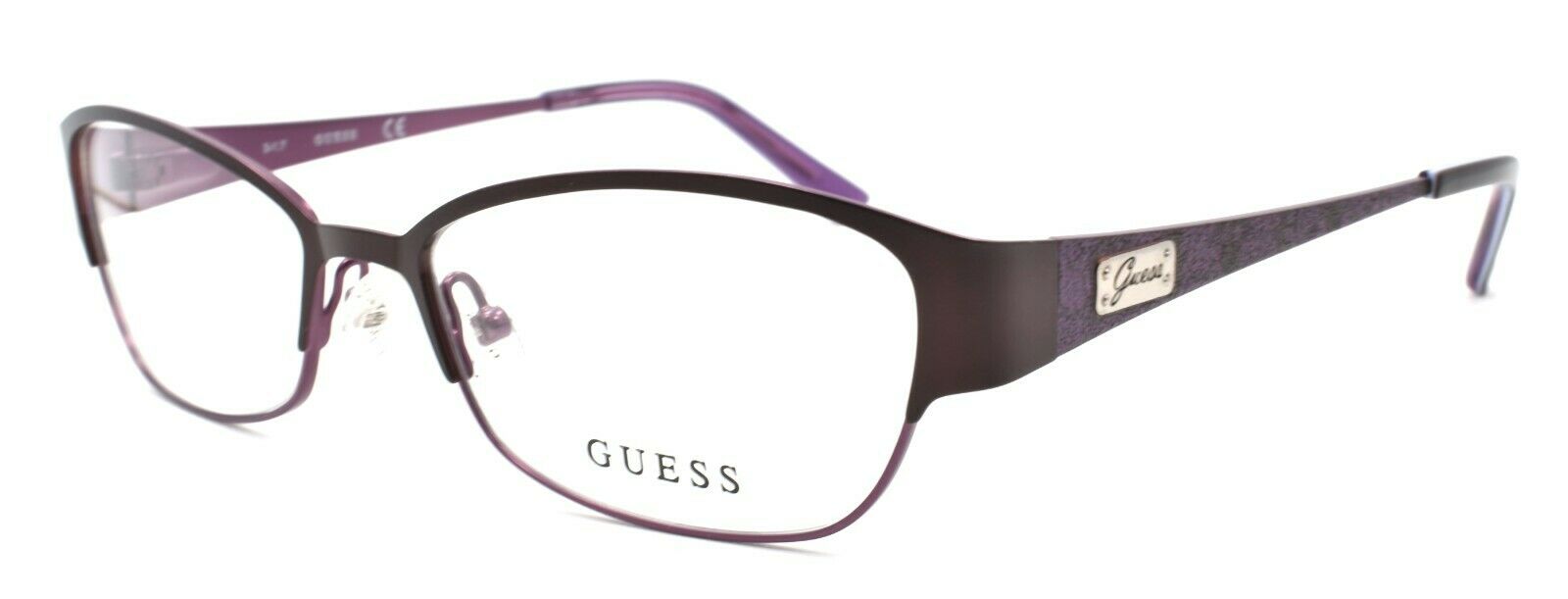 1-GUESS GU2329 PUR Women's Eyeglasses Frames 52-16-135 Purple + CASE-715583565692-IKSpecs