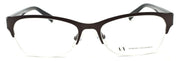 2-Armani Exchange AX1016 6074 Women's Glasses Frames Half-rim 53-17-140 Gunmetal-8053672412338-IKSpecs