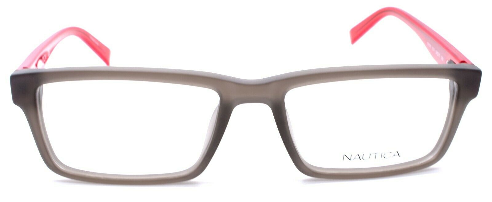 2-Nautica N8140 014 Men's Eyeglasses Frames 54-17-145 Matte Grey-688940459234-IKSpecs